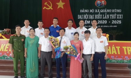 Đại hội Đảng bộ xã Quảng Hùng lần thứ XXI, nhiệm kỳ 2020- 2025