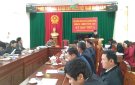 Hội đồng nhân dân xã Quảng Hùng họp phiên thường thứ 11.